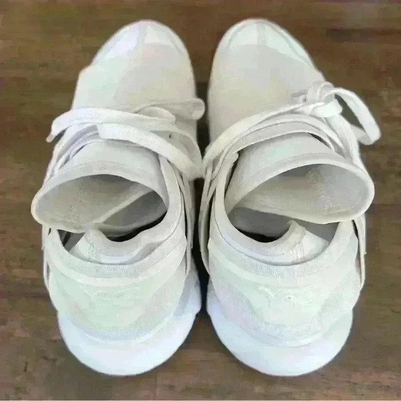 Adidas Y-3 Qasa High Triple White Size 6.5 - Picture 4 of 12